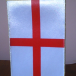 proporczyk Anglii wydrukowany na satynie